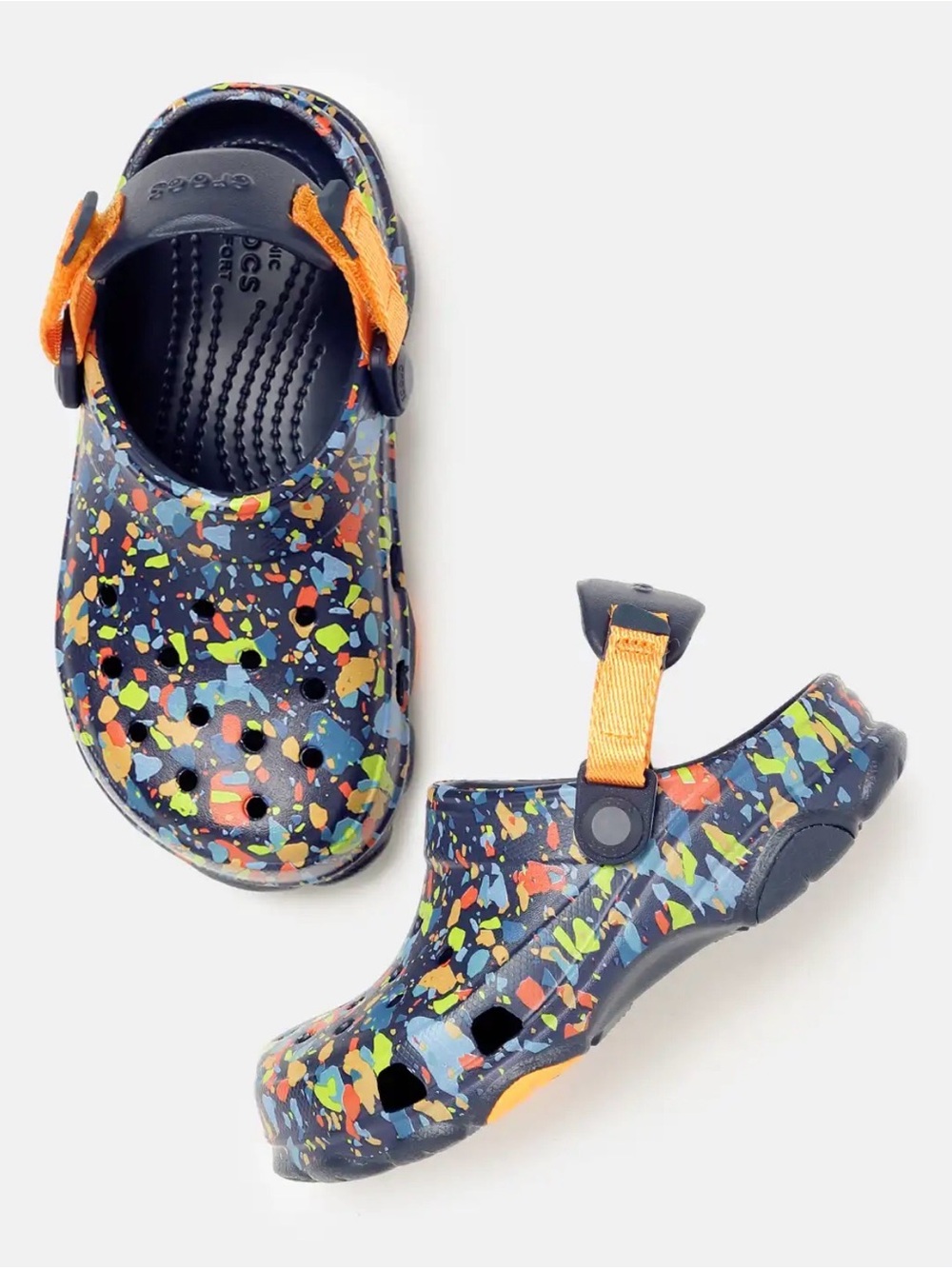 Crocs All Terrain Terrazzo Classic Children Shoes Size: J2 ( Little Boy 2)